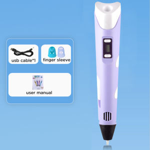 3D Printing Pen PLA Filament 3D Printer Pen 3D Pen LED Screen DIY Drawing Stift Creative Toy Gift For Kids Design Drawing