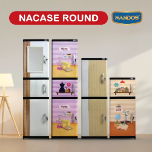 LEMARI PAKAIAN PLASTIK NAIBA NACASE ROUND SERBAGUNA /  LEMARI NAKAS PLASTIK [NAIBOX]