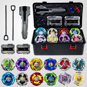 Takara Tomy | Battle SpinningTop Set With 12 Colorful Tops Launchers And Accessories Battle Game Collection Birthday Gift