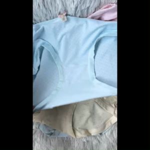 Women Panties Visible Thinness RC cotton Free Size #40-60kg Mid-Waist Softness Breathability Underwear Briefs / Seluar Dalam Wanita #570