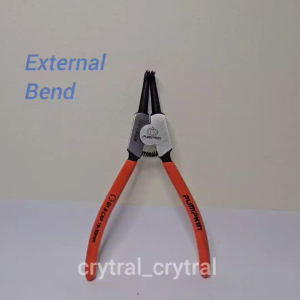 Sg Seller - Pumpkin External Bend Snap Ring Plier. Capacity is 19-30mm. Dia 1.8mm. Length is 167mm.