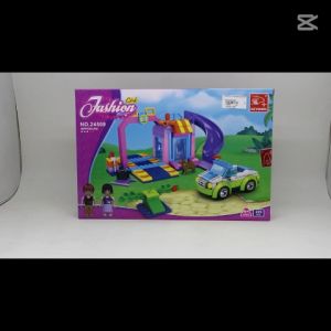 KEYIXING 229Pcs Fashion Girls Parking Garage Bricks (17289) Raion Educational Building Blocks