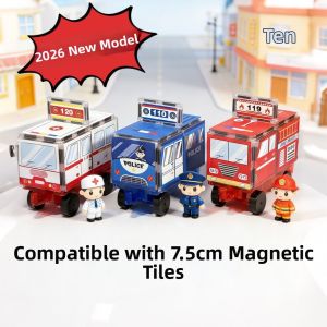 Vehicle Expansion Windowed Magnetic Pieces 7.5cm