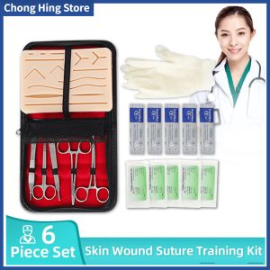 Suture Training Kit Medical Surgical Silicone Suturing Practice Pad Human Skin Model For Practice Training Use