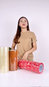 Lakban Fragile 50 Yard Selotip Anti Fragile Termurah 45 Meter Premium Isi 6pc