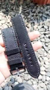 Tali Jam Kulit Sapi Pull Up Warna Hitam TJ35 Garansi 1 Tahun