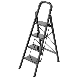 AOPENG | Safe Thickened Step Ladder 4 Steps