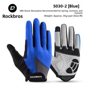 RockBros | Spring Autumn Winter Sun Protection Touchscreen Full Finger Cycling Gloves