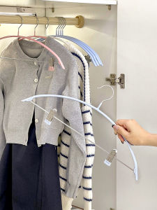 Modern Simplicity Combined Clothes Hanger Home Use with Clip Traceless Coat Hanger Outerwear Drying Clothes Hanger Garment Holder