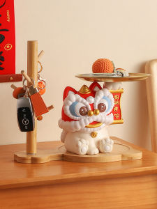 KAQIAO | Lion Dance Decorative Figure Household Ornament