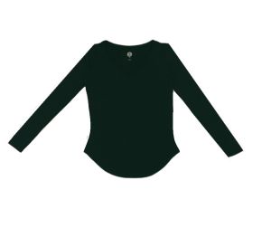 ÁO THUN ÁNH KIM TUYẾN TAY DÀI CỔ TIM 085