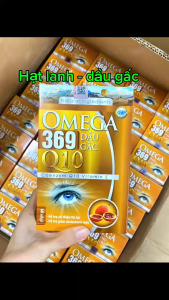 Viên Uống Bổ Mắt Omega 369 Dầu Cá Dầu Gấc Q10 Vitamin E – Hỗ Trợ Sáng Mắt Giảm Mỏi Mắt