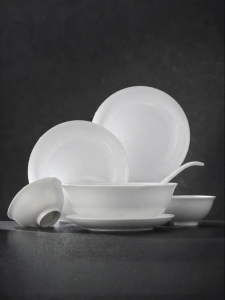 JINGDEZHEN | Underglaze White Porcelain Tableware High Temperature