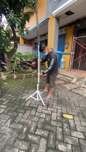 Payung Pantai Payung Tenda Ukuran 36 inci Diamater Payung 100 cm Rangka Fiber