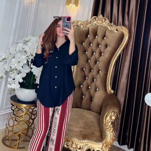 SALE  Oneset Azura Set kemeja panjang dan bawahan panjang RGB