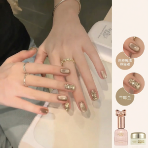 ANNIES | Cinnamon Glass Beads Cat Eye Nail Polish Trendy 2026 Glitter For Professional Nail Salon