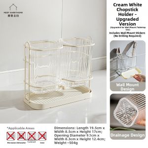 MODERN SWEETHOME | High-end Hanging Drain Water Chopstick Holder