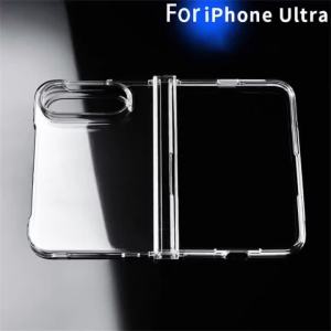Ốp Điện Thoại iPhone Duo Ultra 18Duo Trong Suốt Cứng Cáp Chất Liệu PC Cao Cấp Bảo Vệ Bản Lề 3 Trong 1 Chống Sốc Mỏng Nhẹ