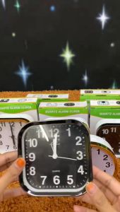 Large Round Square Alarm Clock Childrens Modern Creative Pastoral Alarm Clocks decor