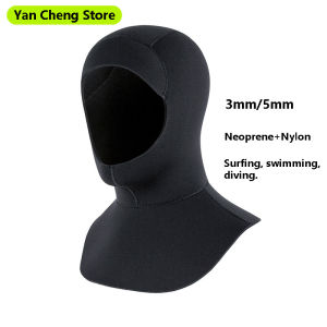 Neoprene Swimming Cap with Shoulder for Men Women 3mm/5mm Thick Diving Scuba Hood for Spearfishing And Surf Helmet Protection