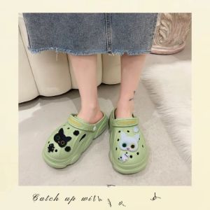 QLshop รองเท้ารัดส้น รองเท้าหัวโตมา ดีเทล เก๋กรุบ การทำงาน เที่ยวเดียวกับเจอ สินค้าคุณภาพดี วัสดุยาง PVC ที่มีการกระจายเกรด แอลกอร์เมียม ใส่พื้นที่ถม สุดถึงปริมาณ 55 เมตร สำหรับชุดของคุณ