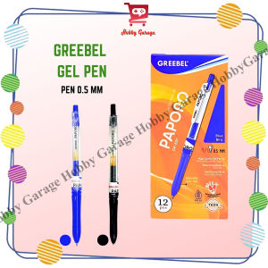 Pen Jel Cetek Pulpen Gel Greebel Pena PAPORO 0.5mm