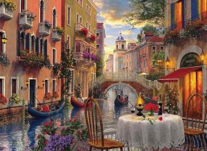 Kayou | Jigsaw Puzzle Romantic Venice Paper Puzzle 1000 Pieces Gift for Kid Friend Home Office Wall Decor Family Activity Games