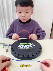 Bộ Đồ Chơi GỠ RỐI DÂY Rope Challenge Boardgame Hot Trend Phát Triển Tư Duy Cho Bé Gumi Toy