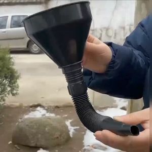 14cm Plastic Flexible Funnel for Motorcycle Car Oil Petrol Fuel Gasoline Corong Minyak Motor Kereta