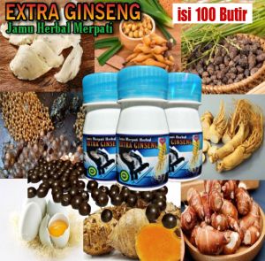 EXTRA GINSENG 100 BUTIR jamu merpati kolong los door stut door jedor raja pukul doping merpati balap