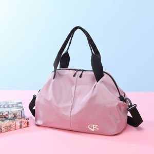 Womens Sport Fitness Bag Handheld Yoga Training Travel Bag Large Capacity Lightweight Separate Wet And Dry Korean Style