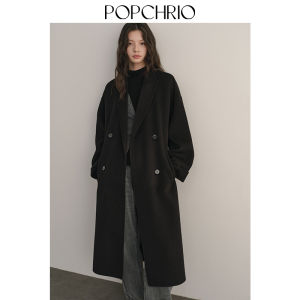 POPCHRIO | Áo Khoác Lông Cừu 100% Wool Úc Phong Cách Thư thái