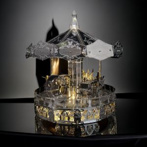 Decompress the Twelve Constellation Rotate Trojan Horse! DIY Handmade 3D 3D Puzzle Model Metal Model Decoration Gift