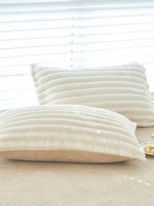Autumn Winter Rabbit Velvet Milk Velvet Pillowcase Single Person Pillowcase 48cmx74cm Individual Pillow Core Case 2