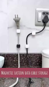 SGMagnetic Cable Clip Magnetic Cable Holder/Magnetic Cable Organizer/Magnetic Cord Clips/Cable Management Clip