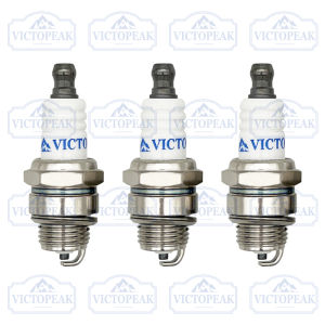 Outdoor Garden Equipment Accessories Victopeak Chainsaw and Brush Cutter L7T Spark Plugs 3 Pieces Set