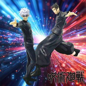 Bandai | 14.5-18cm Anime Jujutsu Kaisen Gojo Satoru Geto Suguru noodle stopper action figure PVC Model Toys Action Figures Birthday Gift
