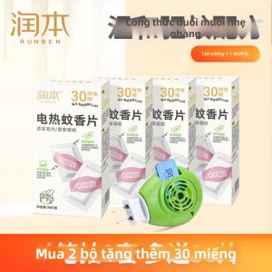 RUNBEN | Thiết Bị Chống Muỗi Điện Tử với Miếng Dán Chống Muỗi Sử Dụng Điện