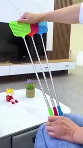 Expandable Fly Swatter Mosquito Killer Stainless Steel Swatting Device Household Indoor Outdoor Pest Control Tool