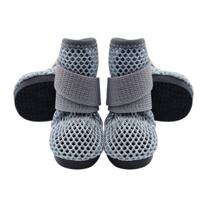 HamshMoc Dog Shoes Anti-Slip Breathable Elastic Closure Adjustable Paw Width for Outdoor Use