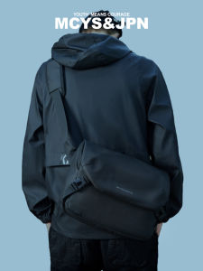 Mens Fashion Casual Waterproof Large Capacity Slant Crossbody Bag Single Shoulder Bag Leisure Functionality New 2025 Model