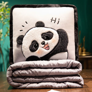 Pillow and Quilt Dual-Use Car Cushion Office Nap Blanket Thickened Pillow Blanket Two-in-One Pillow New Arrival