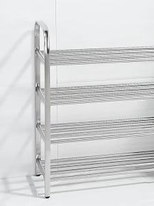 5/4/3/2 Layer Shoe Rack Stainless Steel Shoes Shelf Storage Organizer Shelves Home Storage Stand