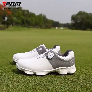 รองเท้ากอล์ฟสำหรับผู้ชาย PGM ระบบผูกเชือกอัตโนมัติ (XZ225) Auto Golf Shoe Men Size EU 40-44