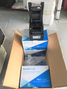 máy in nhãn xprinter 350bm full cổng hổ trợ kết nối đầu đủ