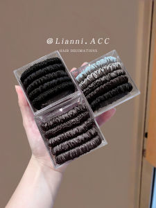 High Elasticity Basic Style Hair Ties Womens Hair Bands Durable Non-damaging Simple round Hair Rings Fashionable Commuting