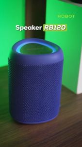 ROBOT RB120 Speaker Portable Bluetooth 5.3 Lampu RGB Waterproof Sound Bass Original - Garansi Resmi 1 Tahun
