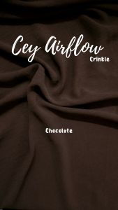 CEY AIRFLOW EARTH TONE !!! HOT ITEM !!! BAHAN PREMIUM !!! KAIN ECERAN !!! MURAH !!! BAHAN GAMIS HIJAB FASHION MUSLIM DLL !!!