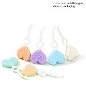 Heart-Shaped Orthodontic Chew Braces Remover Essential for Braces Correction Food-Grade Silicone Removal Aligner Remover Hook