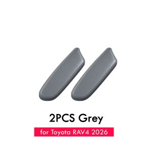 PUOU | 2PCS Car Door Armrest Heighten Pads for Toyota RAV4 2026 Soft Leather+Memory Foam 6th RAV4 Car Arm Elbow Support Mat